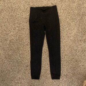 Reebok Black Patterned Leggings